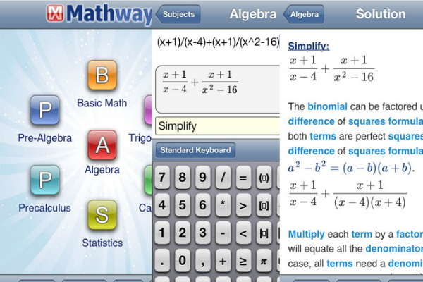 aprender matemáticas con mathway
