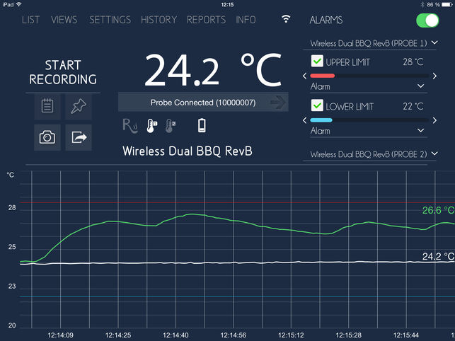 medir la temperatura con el iphone