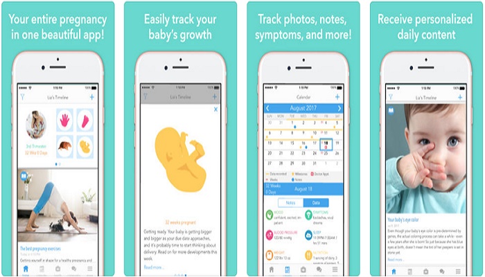 aplicaciones para el embarazo