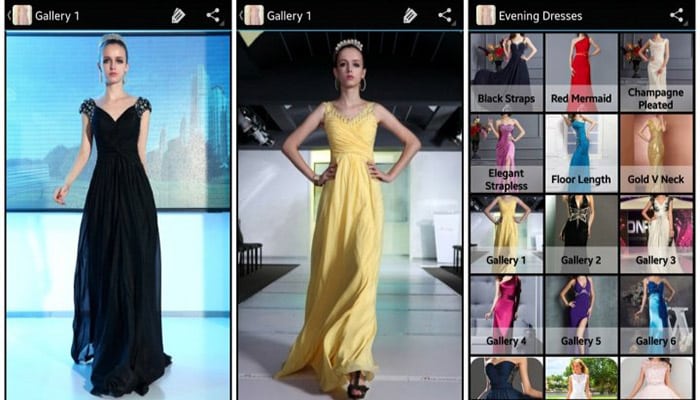 10 Mejores Aplicaciones Para Vestidos De Noche | Apps Para Vestidos