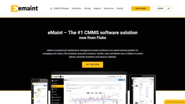 Software Para Mantenimiento Preventivo eMaint CMMS