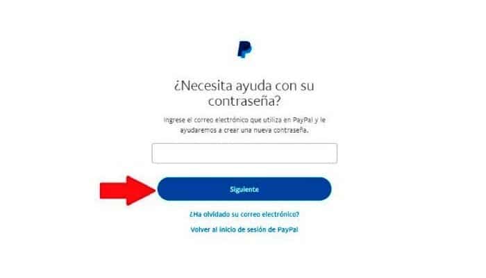 Introduce la dirección de correo electrónico