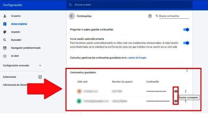 Haz Clic En Mostrar Contraseña