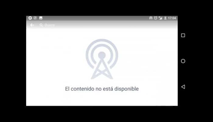 La persona desactivo o borro su cuenta en Facebook