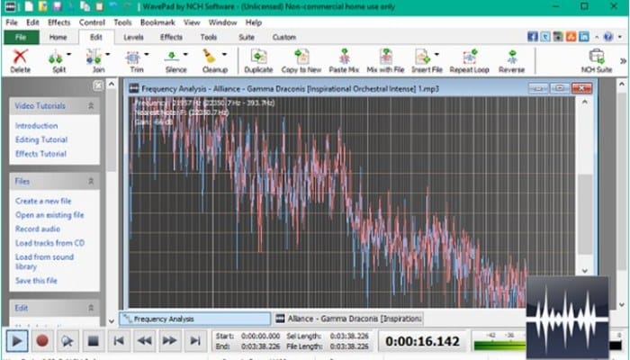 WAVEPAD AUDIO EDITOR