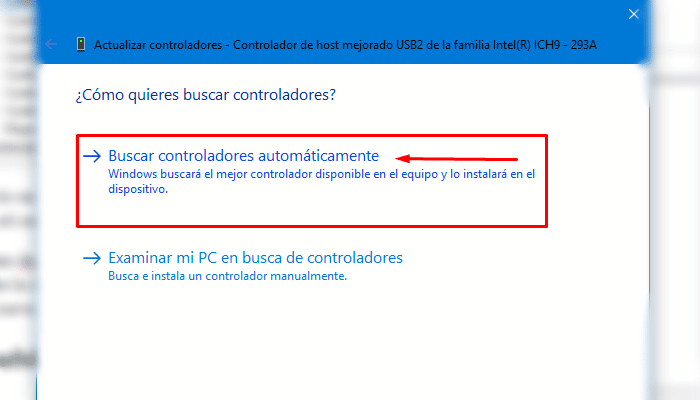 Puertos usb no funcionan windows 10
