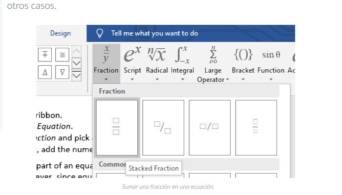 Cómo Escribir Fracciones En Word