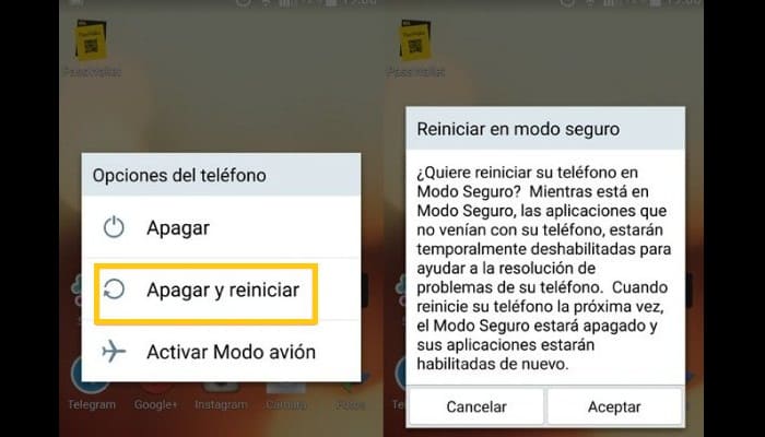 Reinicia tu dispositivo