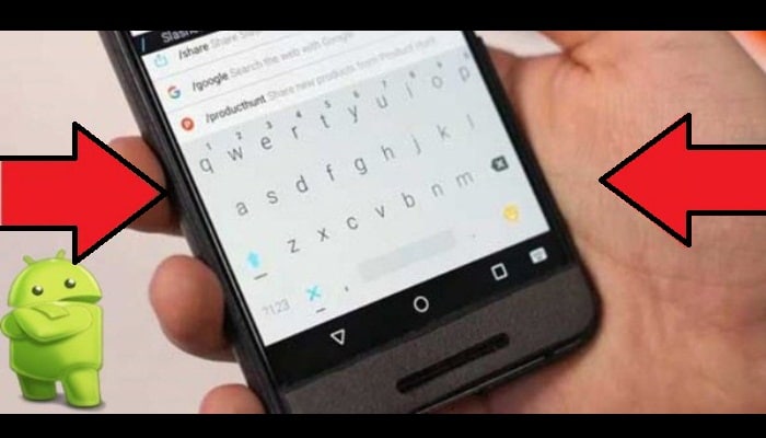 Funciones predeterminadas del teclado de Android