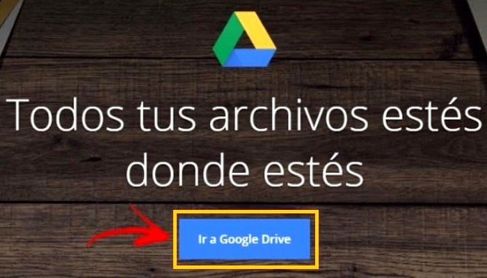 Selecciona ir a Google Drive