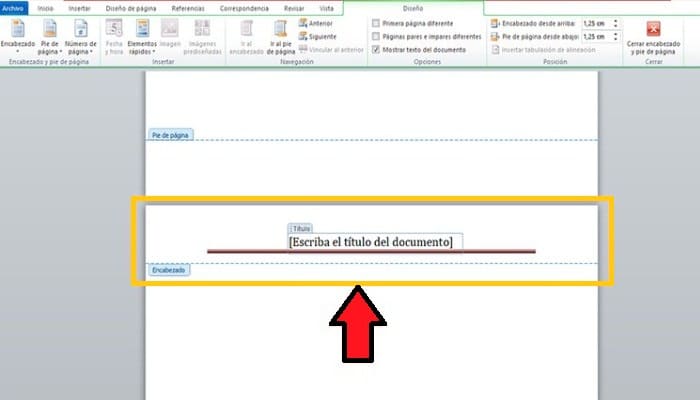 Escribe el titulo del documento