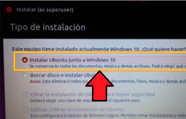 Instala Windows 10 y ofrece instalar Ubuntu al mismo tiempo