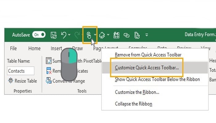 5 maneras fáciles de crear un formulario en Excel