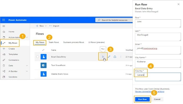 5 maneras fáciles de crear un formulario en Excel