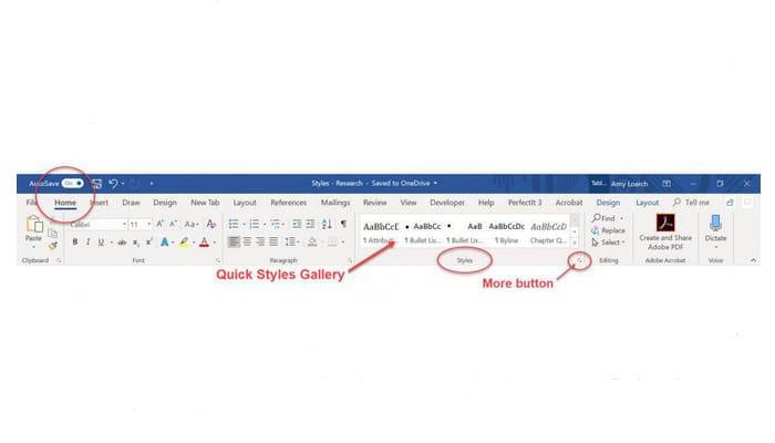 Estilos De Microsoft Word