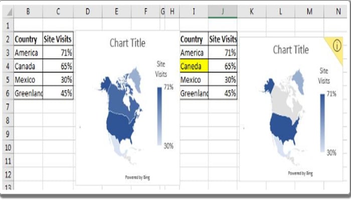 Como Hacer Un Mapa En Excel