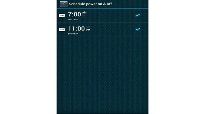 Configurar Encendido Y Apagado Automático Android