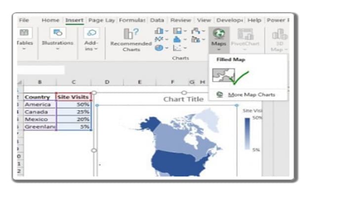 Como Hacer Un Mapa En Excel