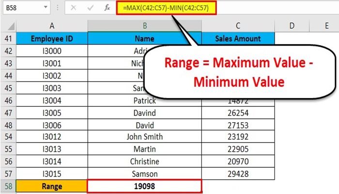 Que Es Un Rango En Excel