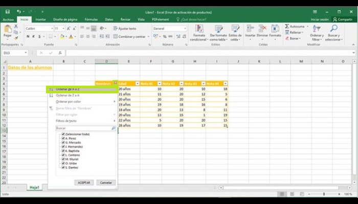 ¿cómo Hacer Una Tabla En Excel Tutorial Paso A Paso