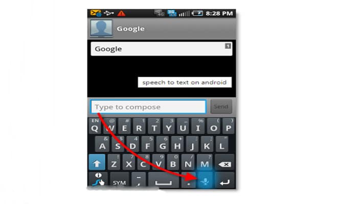 Cómo enviar un mensaje de texto con la voz en Android Paso a Paso