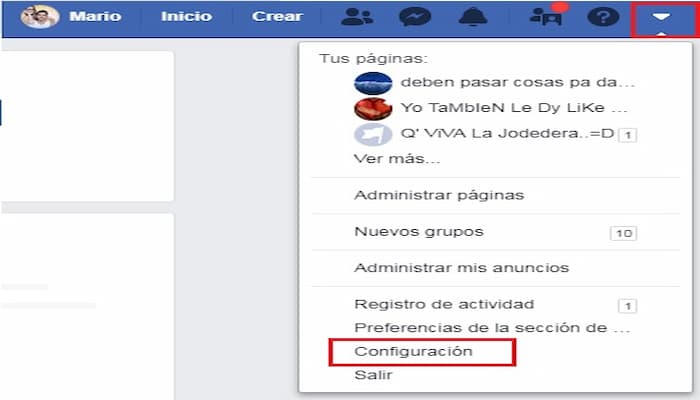 cómo cambiar el idioma en facebook