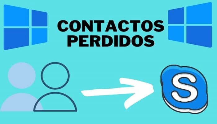 recuperar contactos perdidos en skype