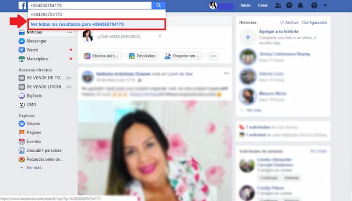 Cómo Buscar Un Número De Teléfono En Facebook