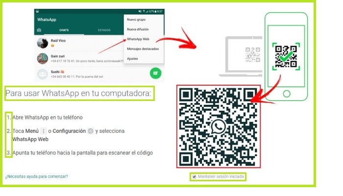 Cómo Iniciar Sesión En Whatsapp Web Desde Pc Y Móvil