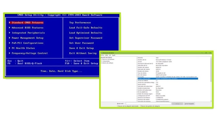 ¿Qué versión de BIOS tengo?