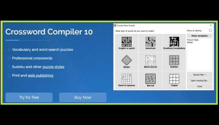 Crossword Compiler 10