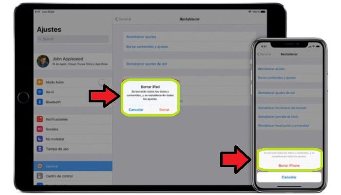 Eliminar documentos y datos de iCloud