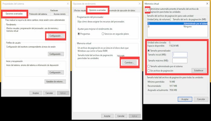 Cómo Aumentar La Memoria Virtual En Una PC