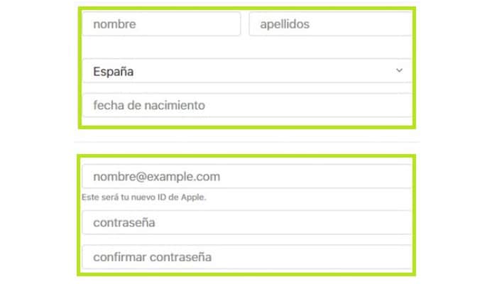 Rellena el formulario