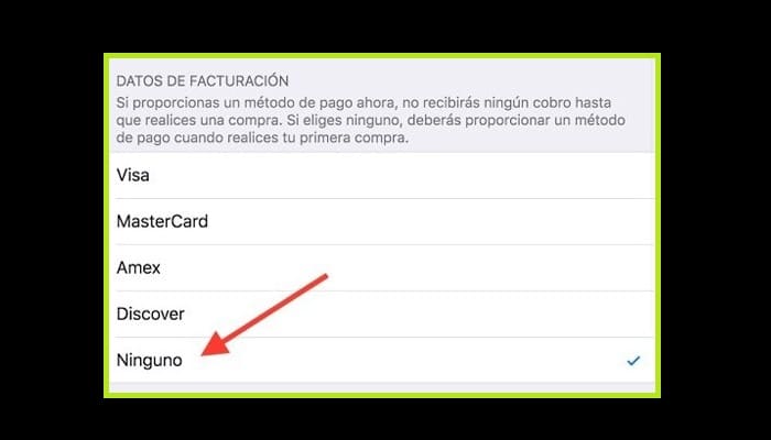 Registrar un ID en Apple sin una tarjeta de crédito