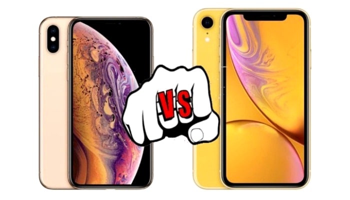 Comparación entre el iPhone XS y el iPhone XR