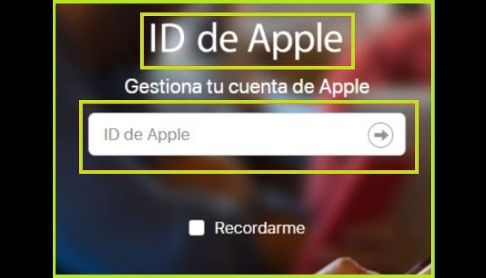 Accede a la página inicial del sistema de ID