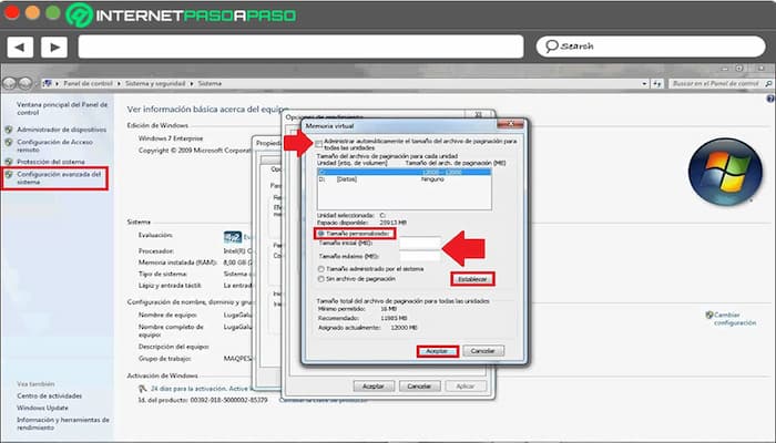 Cómo Aumentar La Memoria Virtual En Una PC