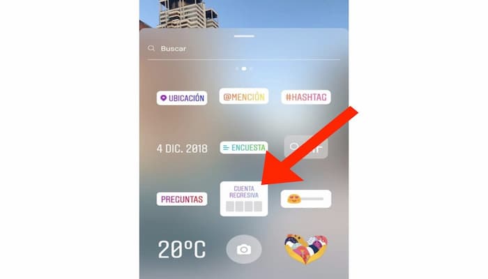 temporizador en Instagram