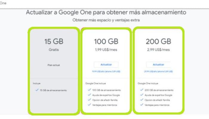 Actualiza Google One