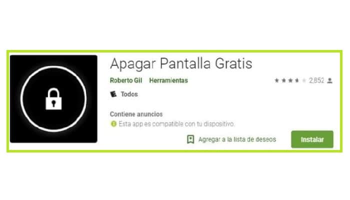 Apagar pantalla gratis