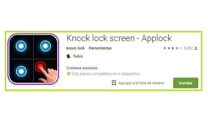 Knock lock