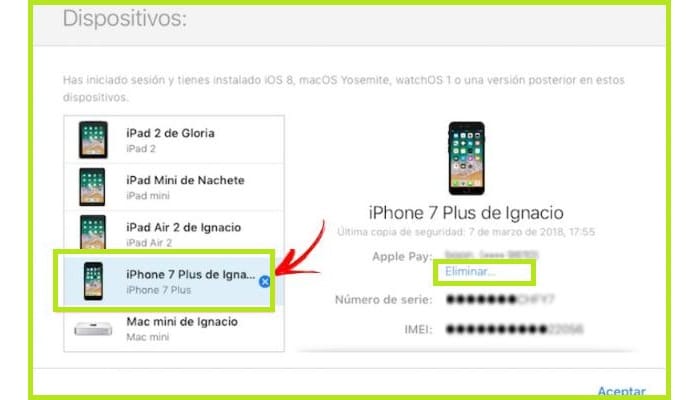 Entra en el sitio web de iCloud