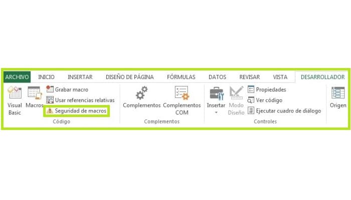 Seguridad de macros