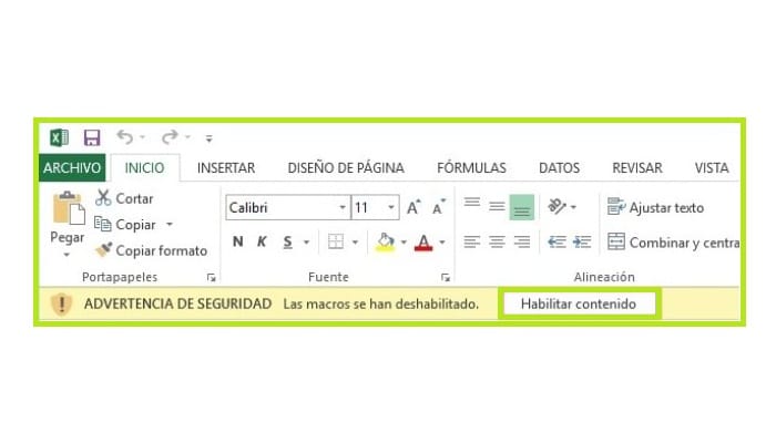 Habilitar contenido