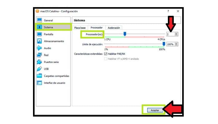 Selecciona al menos dos procesadores