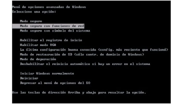 Inicia Windows en modo seguro