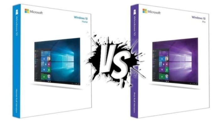 Diferencias entre Windows 10 Home y Pro