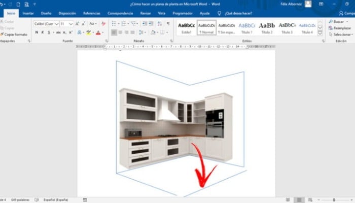 Hacer planos en Microsoft Word