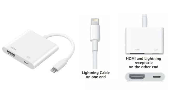 Adaptador digital Lightning a AV